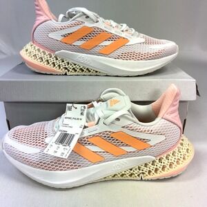 Adidas Women's 4DFwd Pulse "White Flash Orange" Running Shoes Womens Sz 9 GX2984